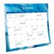 Crackled Blush | 2026 12 x 12 Inch (Hanging) 18 Months Monthly Square Wire-O Calendar | Sticker Sheet | July 2025 - December 2026